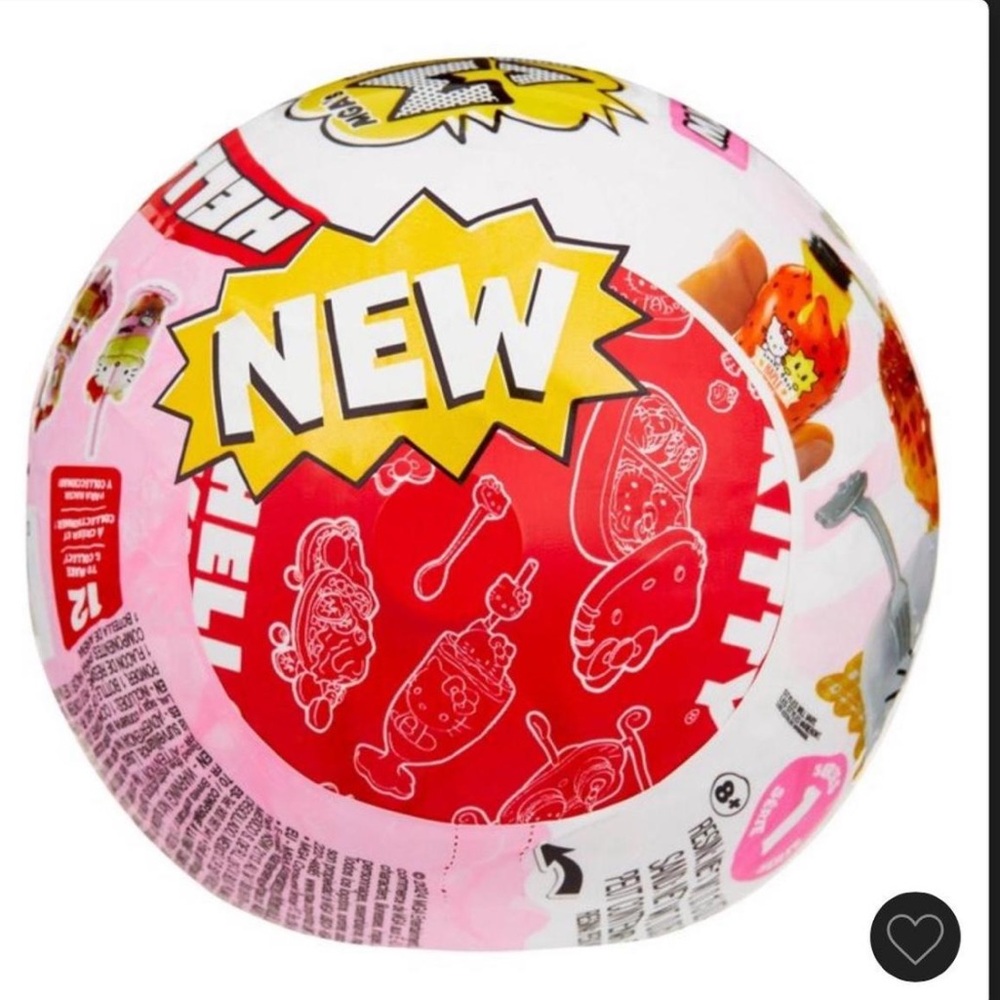 New mini verse hello kitty strawberry milk mini food set